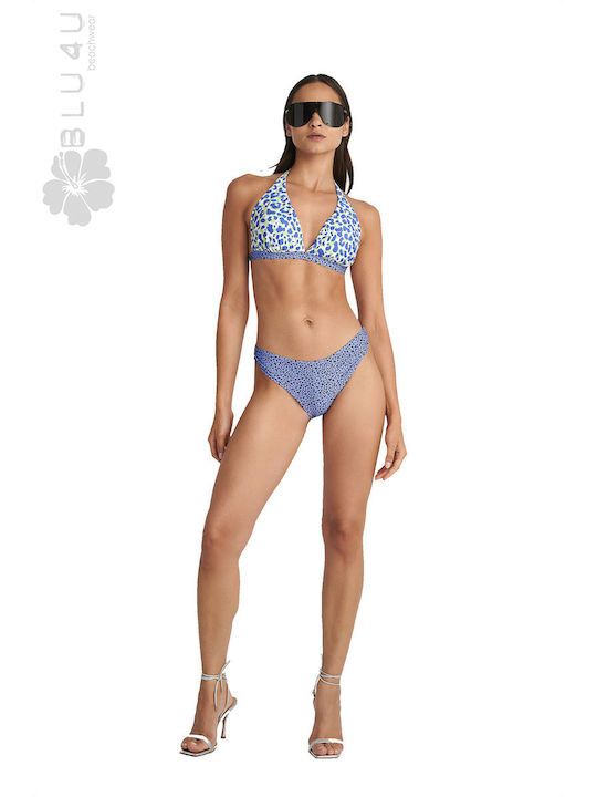 ΜΑΓΙΩ BIKINI SLIP FINO LEO BLU4U