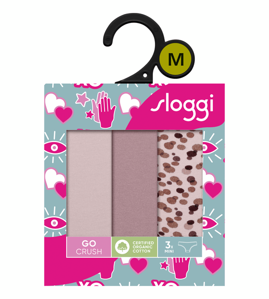 ΣΛΙΠ 3 ΤΕΜΑΧΙΑ sloggi GO Crush H Mini C3P